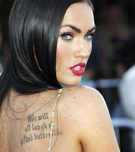 megan fox side tattoo|megan fox marilyn tattoo.